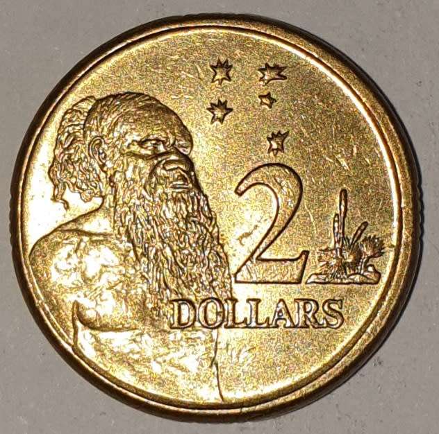 2007 - TWO DOLLAR - 2 DOLLAR - $2 - AUSTRALIA - ALUMINUM-BRONZE - KM# 406 - ABORIGINAL ELDER